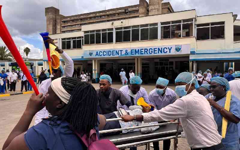 Nurses strike paralyses services at Kenyatta National Hospital