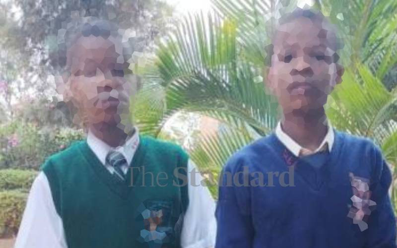 Twins, 15, who went missing found in Thika, reunited with family
