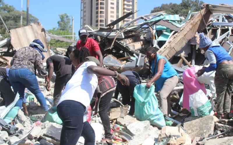 Wamatangi loses millions as businesses flattened near Nyayo Stadium