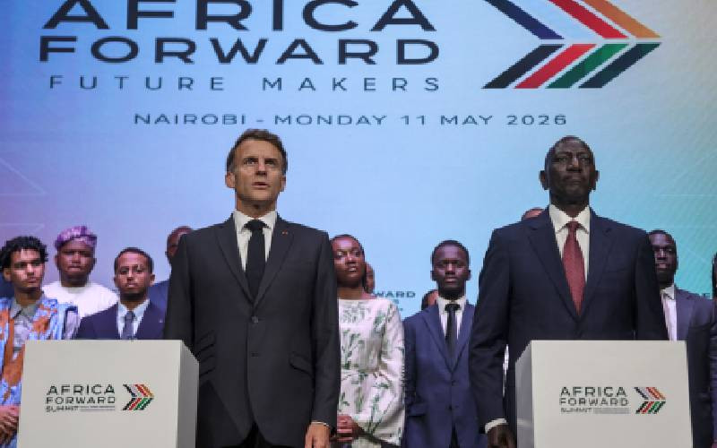 France's Macron defends Europe in Africa