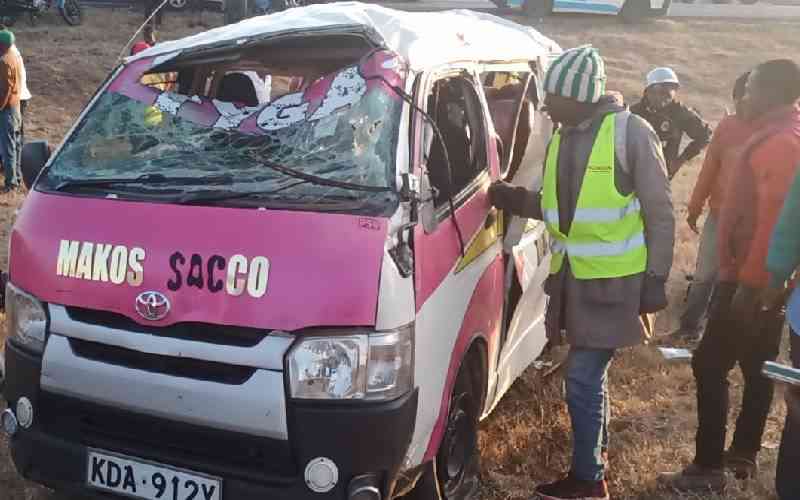 Several people feared dead in Machakos road crash
