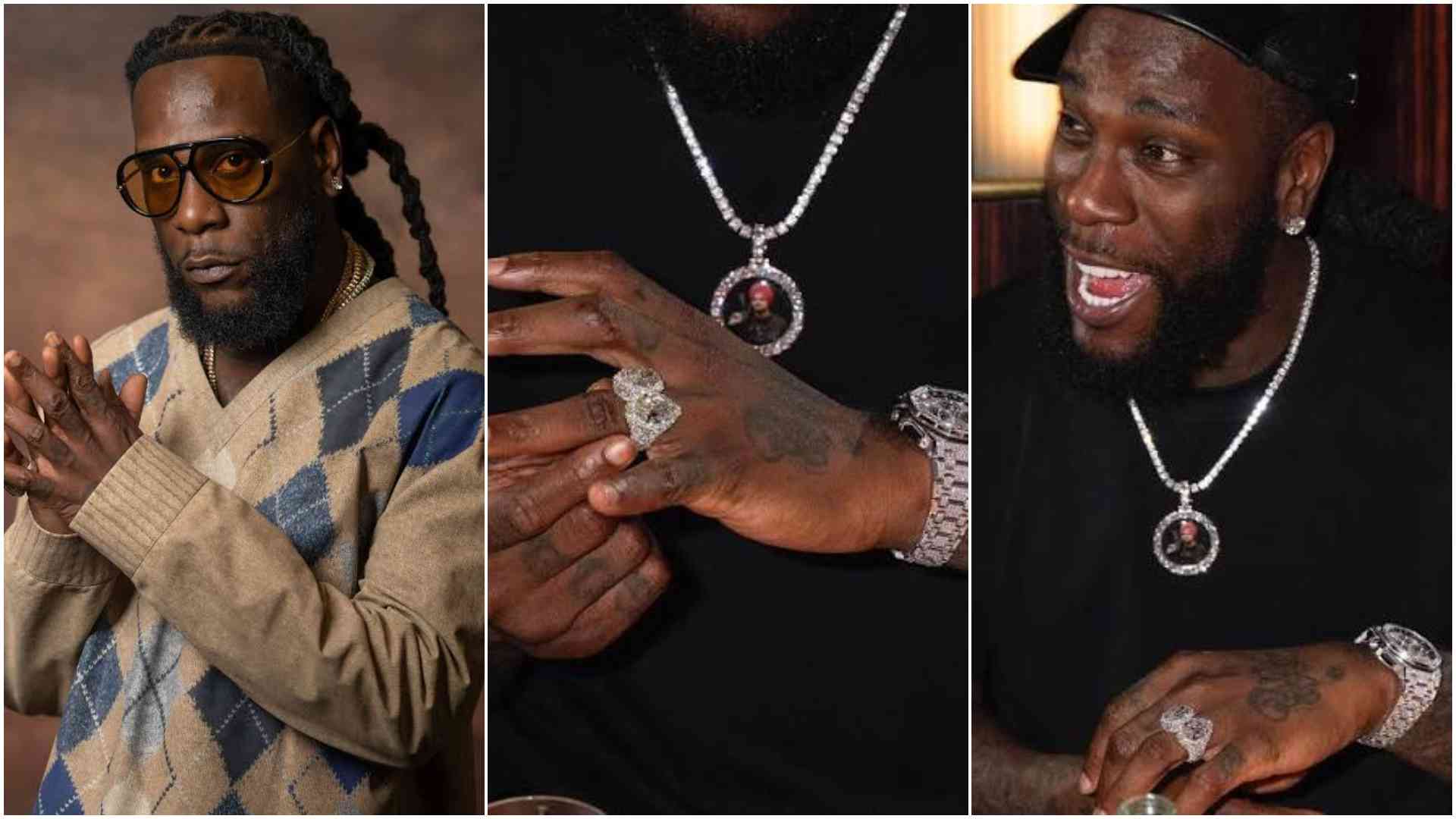Burna Boy adds a Sh258 million ring to his growing jewelry collection
