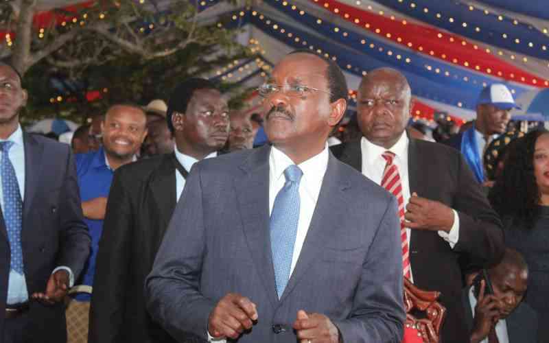'Shoot Ruto at the ballot,' Kalonzo to Gen Zs