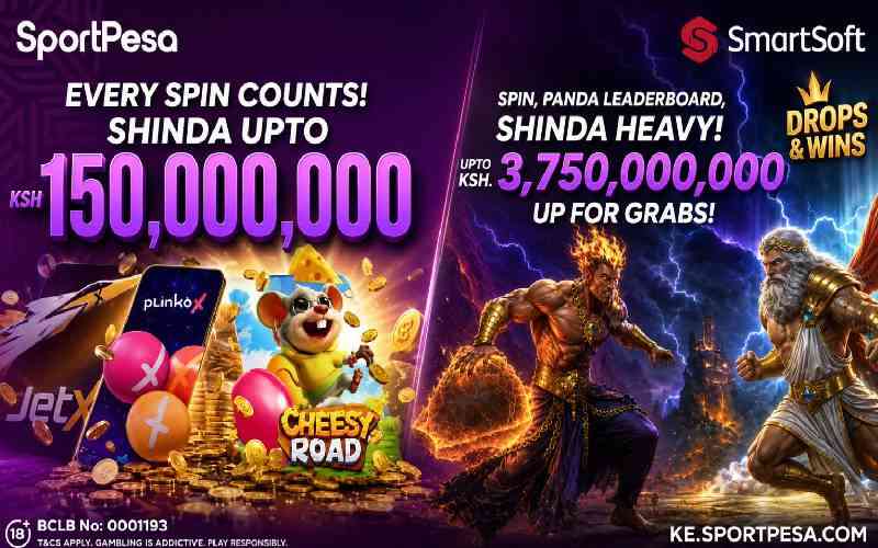 SportPesa casino launches Every Spin counts and Shinda Heavy rewards