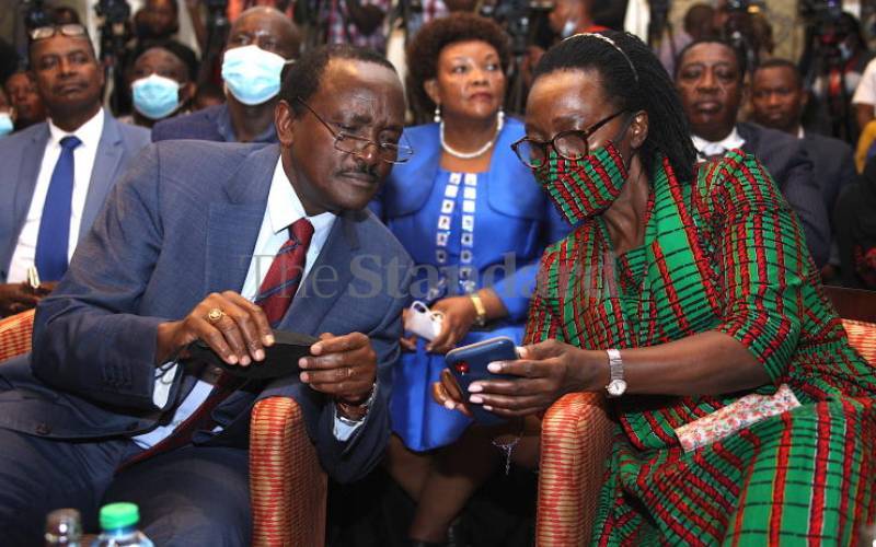 Front runners Kalonzo, Karua could appear before Azimio panel