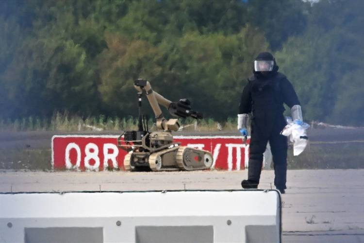Explosive drone found near Ukrainian plane at German airport