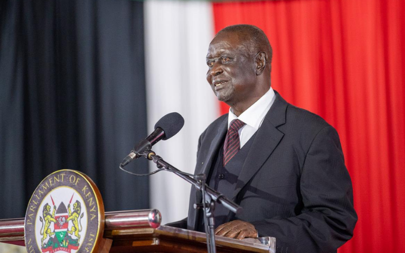 VIDEO: Oburu Oginga tickles Prayer Breakfast delegates with warm tribute to second wife