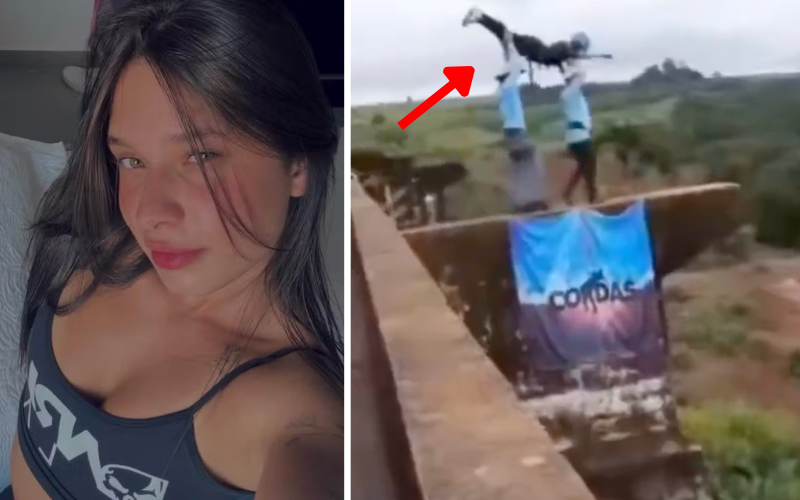 Disturbing video captures moment woman plunged to death in horror bungee jump