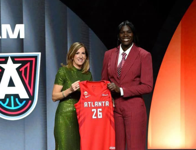 Kenyan Madina Okot makes history with WNBA draft to Atlanta Dream