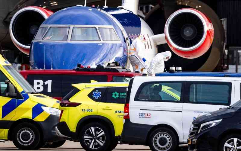 Plane believed carrying hantavirus-struck evacuee lands in Amsterdam: AFP