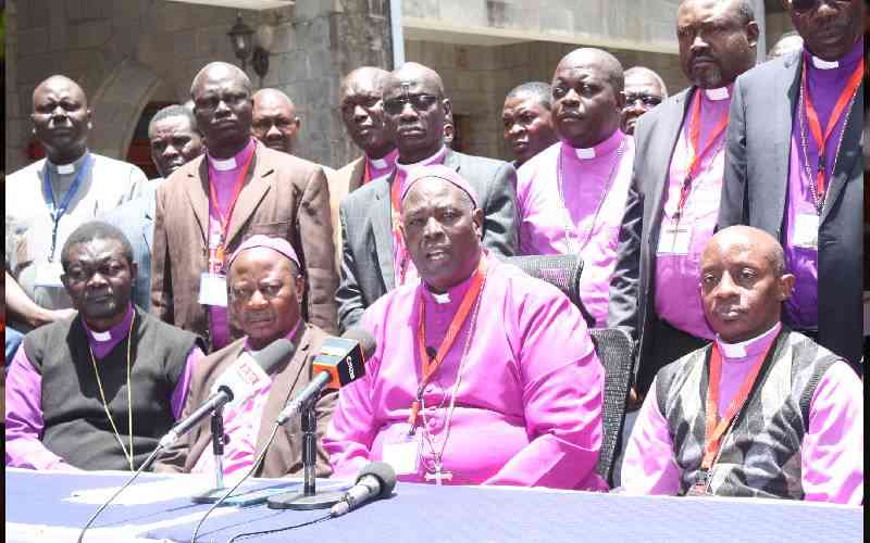 Anglican church opposes impeachment plan, ask Ruto and Gachagua to dialogue