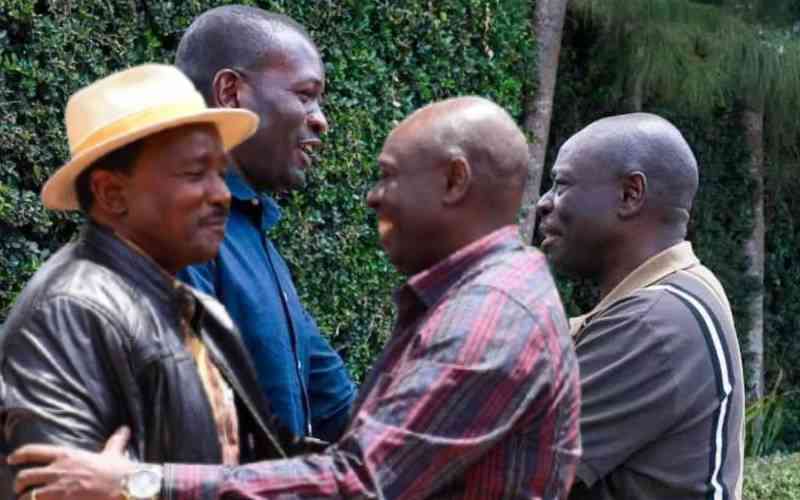 Closing ranks: Opposition unity talks intensify as Gachagua hosts Kalonzo, Wamalwa