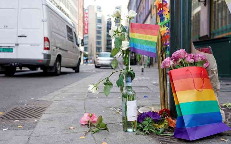 >Death and despair as gunman opens fire at Oslo gay bar