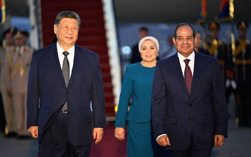 China's Xi arrives in Egypt as US sanctions threat looms over Iran links