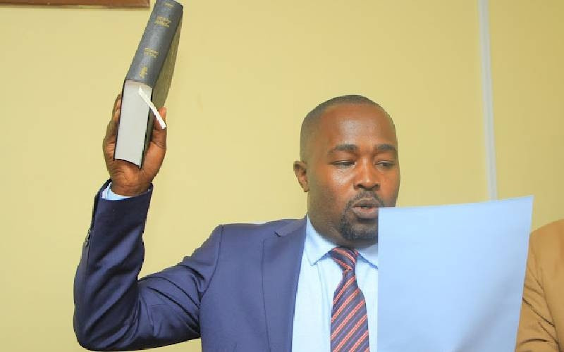 Nyamira CEC was sacked for 'embarrassing' the Governor, lawyer says
