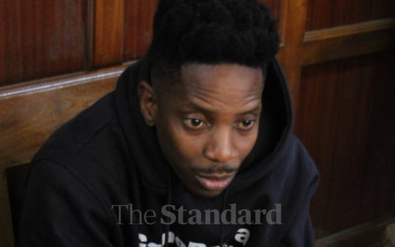 Comedian Eric Omondi charged with unlawful assembly over protest