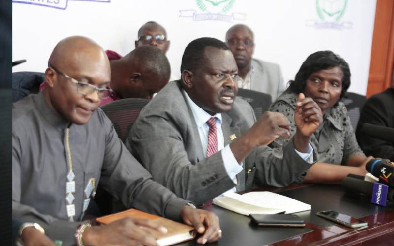 UASU officials oppose Wasonga term extension