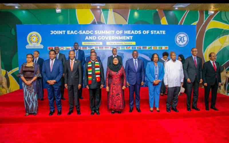 EAC, SADC leaders call for ceasefire in Eastern DRC, plan security measures for Goma