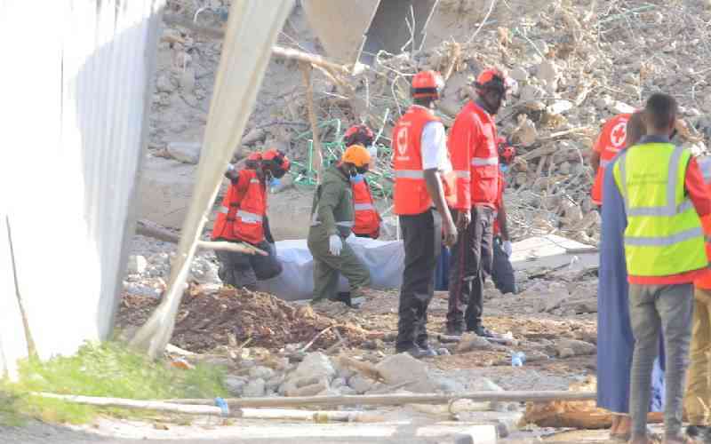Second body recovered from collapsed building as rescue ends