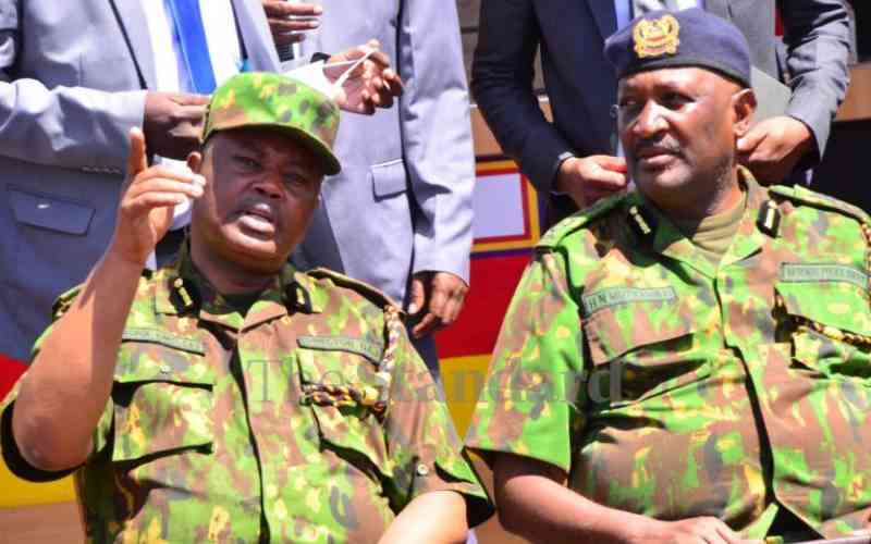 Shakeup looms in police leadership as Uhuru's term comes to an end
