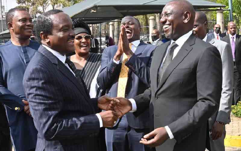 Kalonzo to Ruto: Prepare for new wave to sweep you out of power