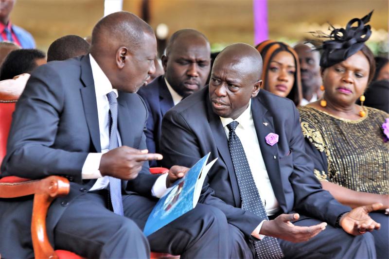 Ruto, allies say August polls a contest between the past and present
