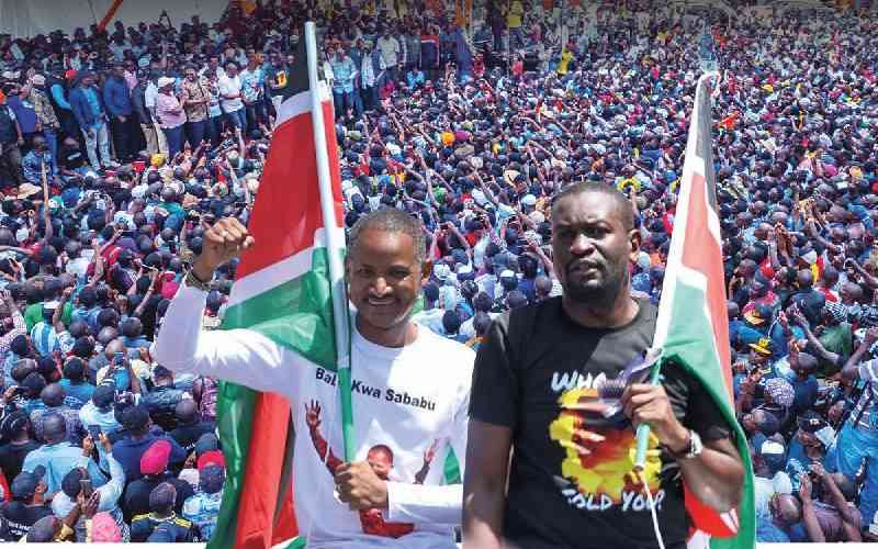 Day of thunder: Sifuna-Babu take Kakamega by storm, tells off Ruto