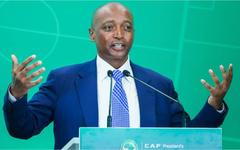 CAF President Motsepe in Nairobi as AFCON 2027 preparations intensify