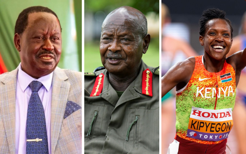 Raila, Museveni, Faith Kipyegon top Kenya's Google searches in 2025