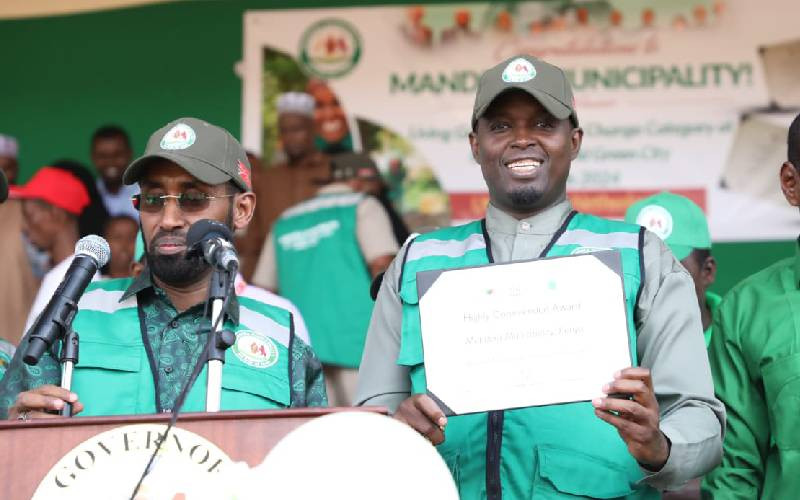 Mandera unveils this year's World Green City award