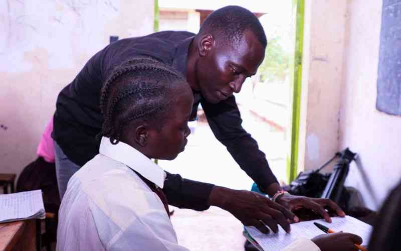 He fled war at 10, now silently heals young minds in Kakuma schools