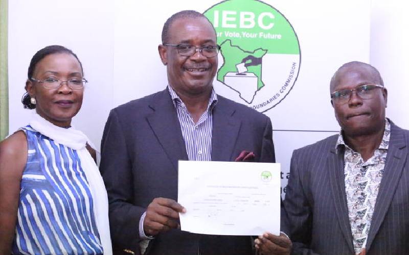 Ex-Nairobi city boss Evans Kidero joins list of candidates cleared by IEBC