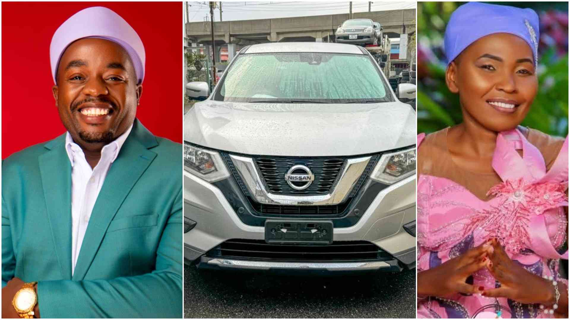 Karangu Muraya conditionally gives first wife Triza luxurious car upgrade: "Baba watoto aheshimiwe"