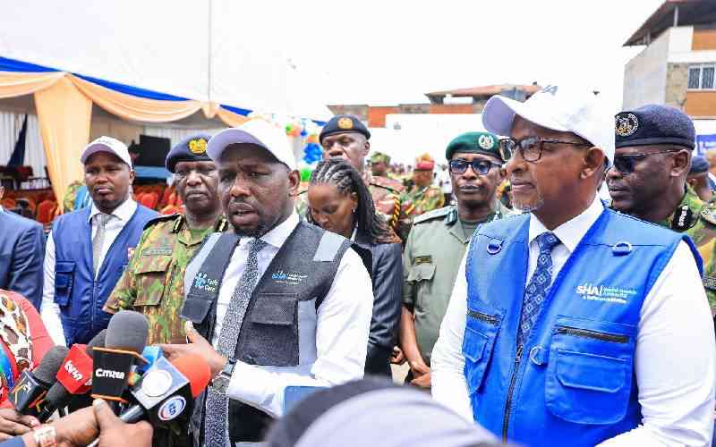 Police, prison officers onboarded onto Usalama Medical Cover