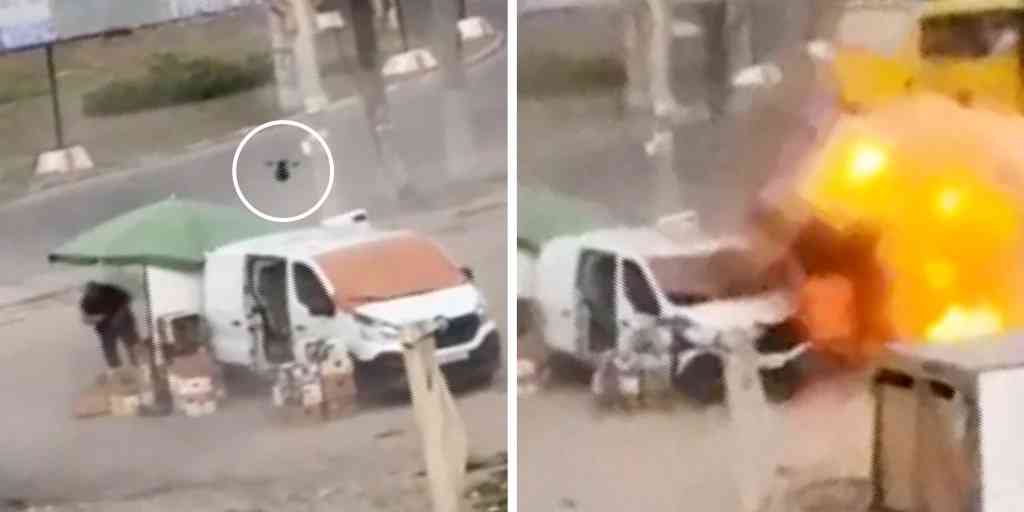 Drone attack footage on Kherson civilian sparks outcry over Russian 'Human Safari' tactics