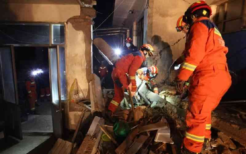 Earthquake in Northwestern China kills at least 127, deadliest in 9 years
