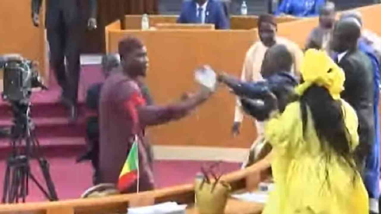 Senegalese male MP slaps female MP