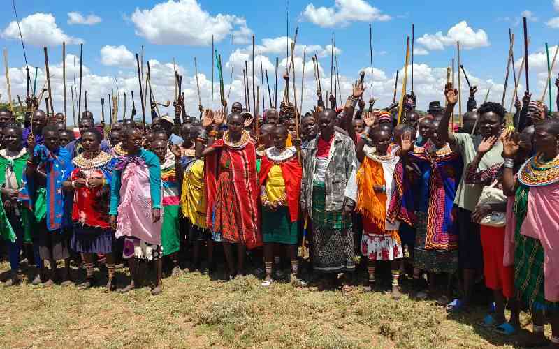 Residents protest plans to allegedly convert resettlement land into conservancy