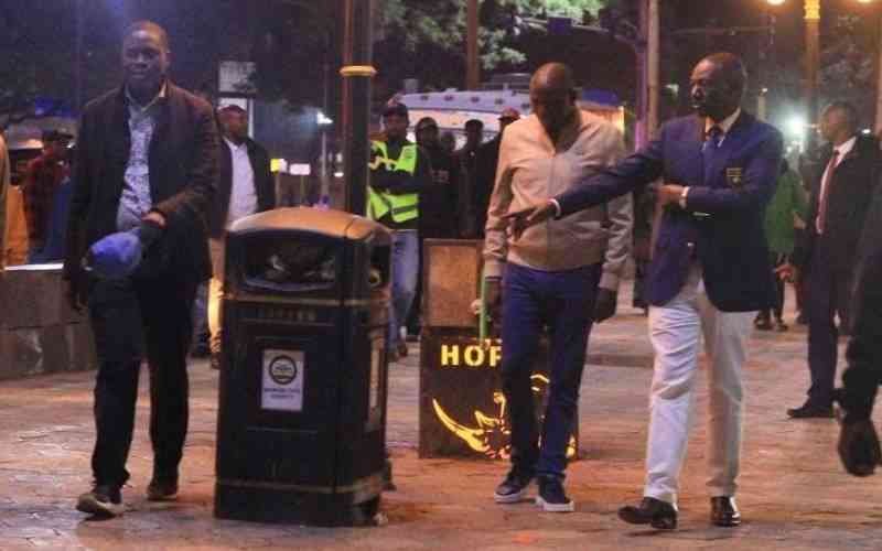 In pictures: Ruto, Sakaja assess Nairobi CBD overhaul
