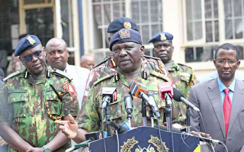 Delete it now,' Kanja warns officers over online misuse