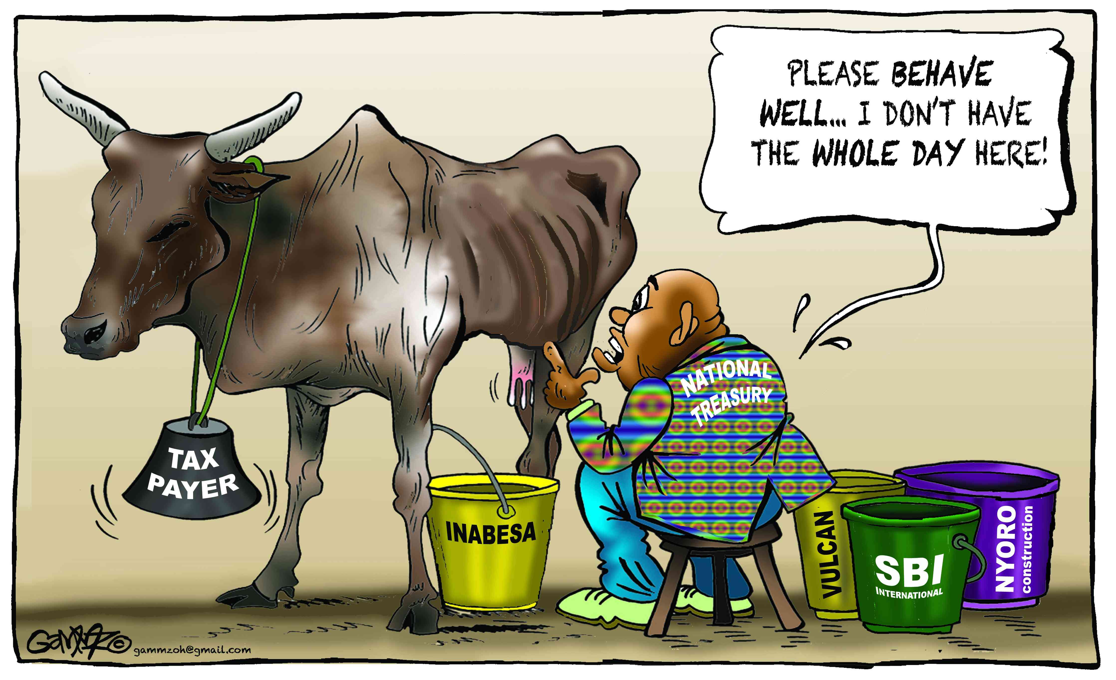 Milking taxpayers dry...