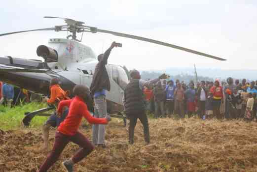 Hang off helicopters at your own risk, KCAA warns