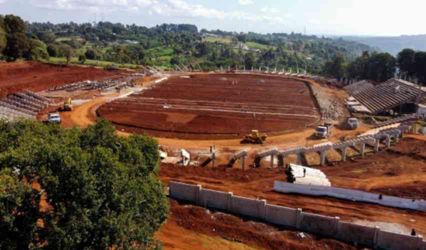 Kamariny Stadium reaches halfway mark after years of delays