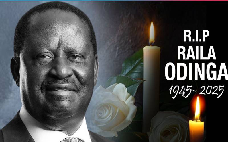 Kenya declares seven days of national mourning for Raila Odinga