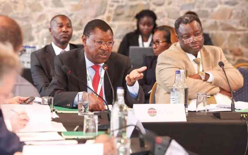 Wetang'ula represents Africa at Commonwealth Speakers' forum