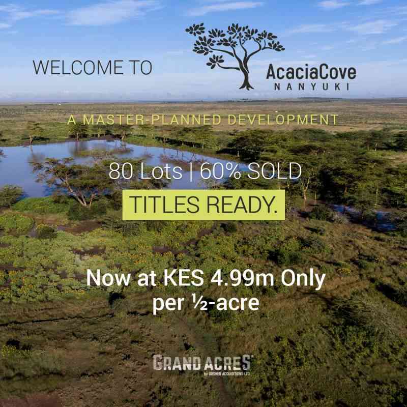 The process of buying land safely in Kenya