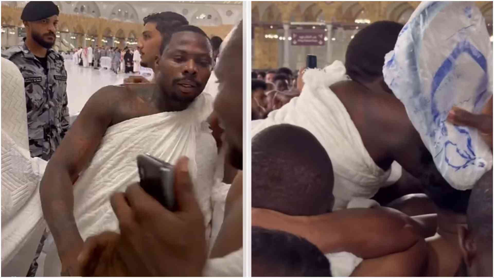 Nigerian star Asake attempts to touch Black Stone at Kaaba during Mecca pilgrimage
