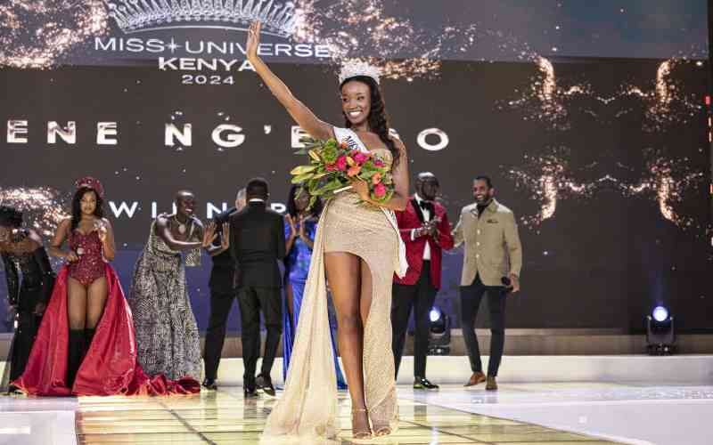 Kenya's beauty queen stands ta...