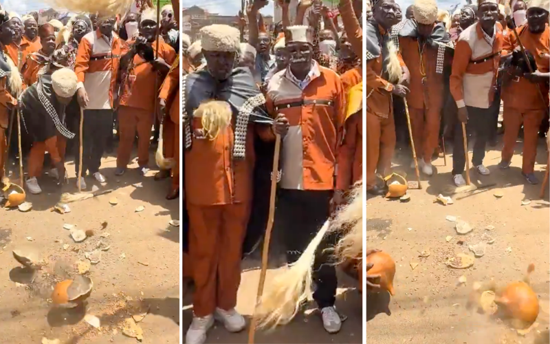 Kiambu elders stage ritual protest against Affordable Housing project amid land row