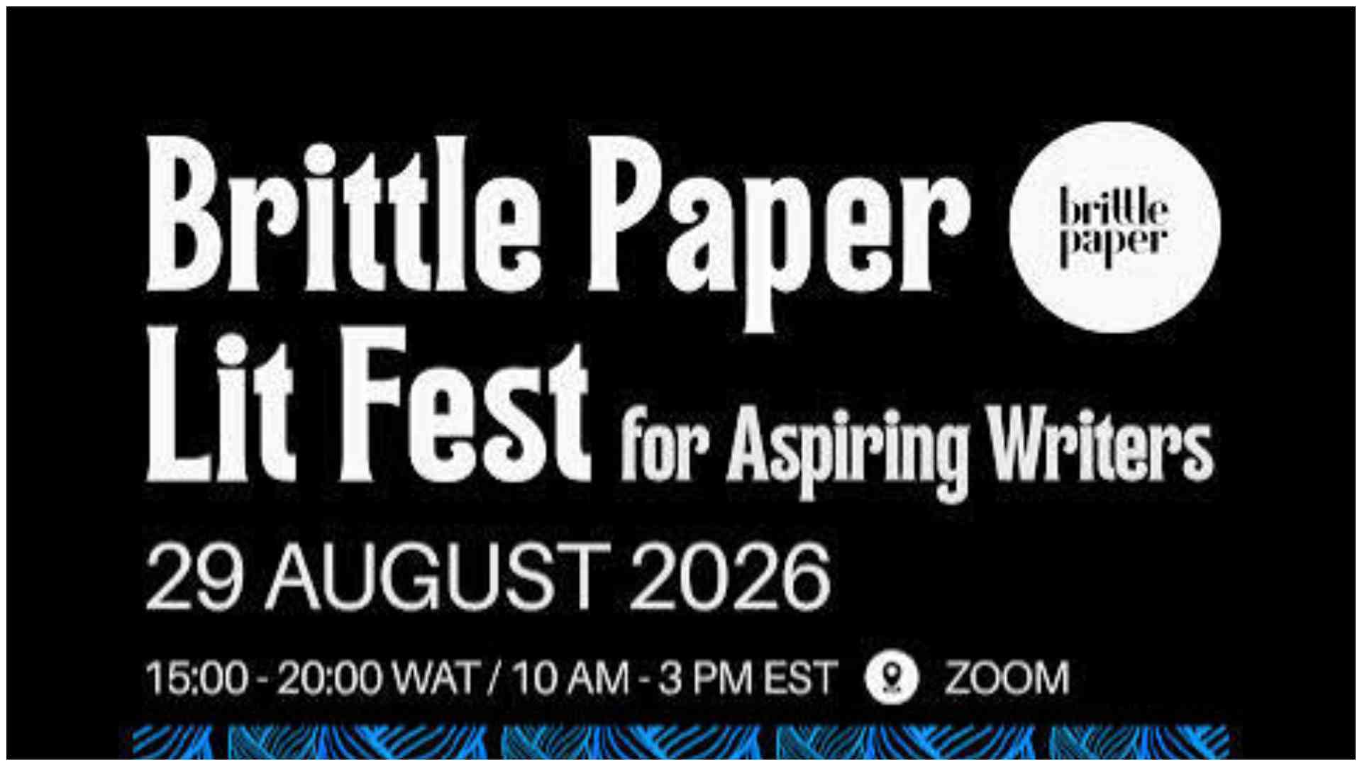 How inaugural Brittle Paper Literary Festival is elevating emerging African writers